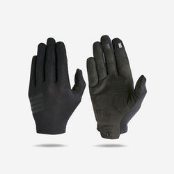 Gants de vélo VTT respirants, 100 noir