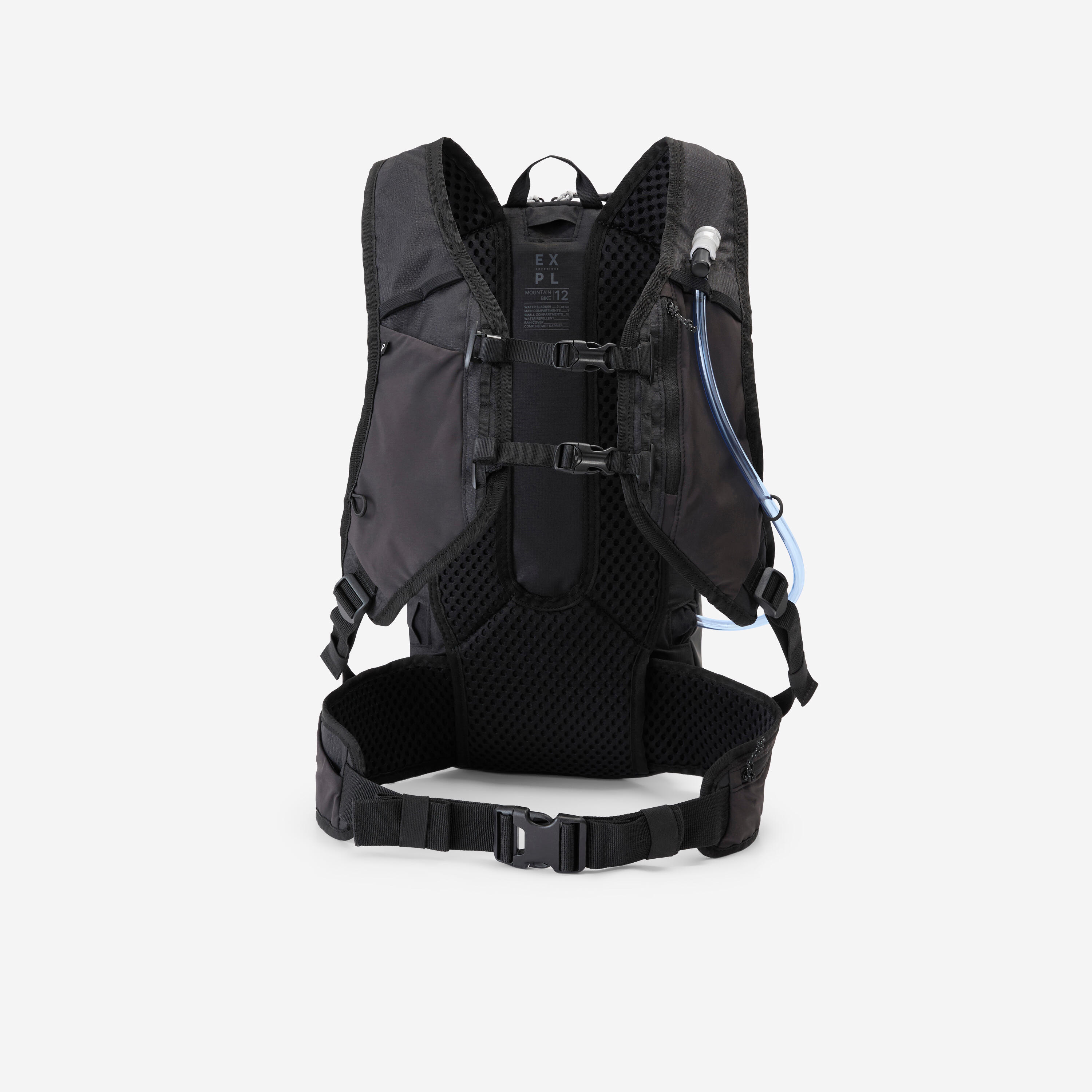 Mochila Hidratación Ciclismo MBT Negro 12 l / 2 l 12/20