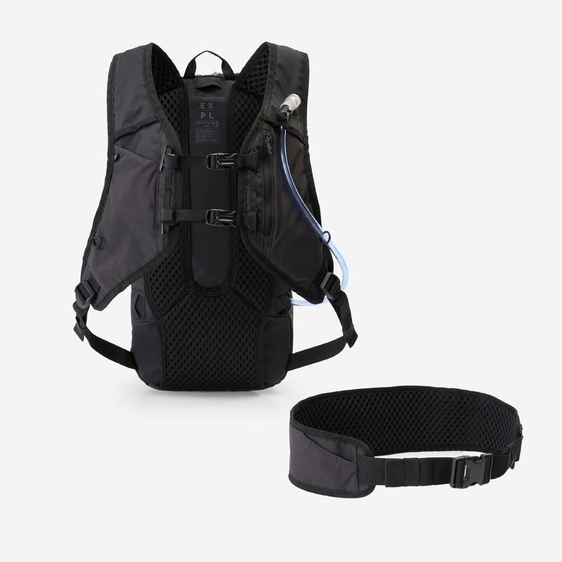 Plecak z bukłakiem na rower MTB Rockrider 12 l / 2 l wody