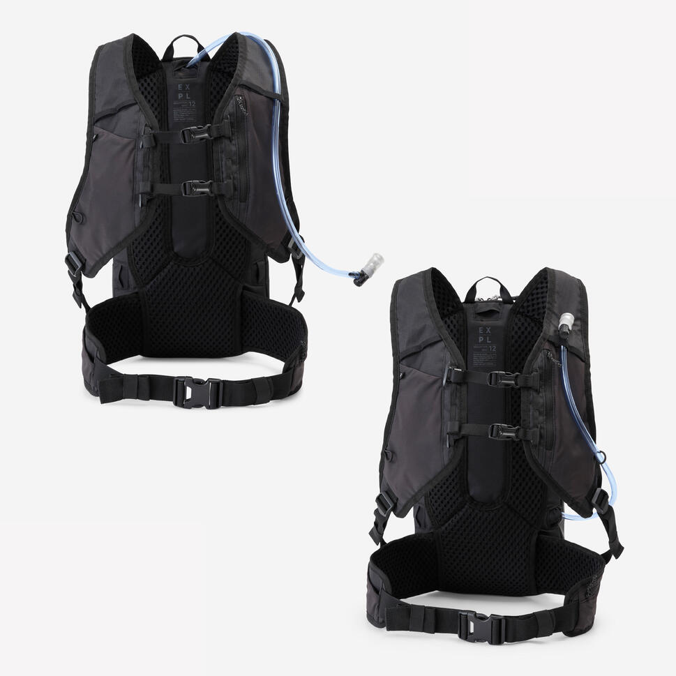 Plecak z bukłakiem na rower MTB Rockrider 12 l / 2 l wody