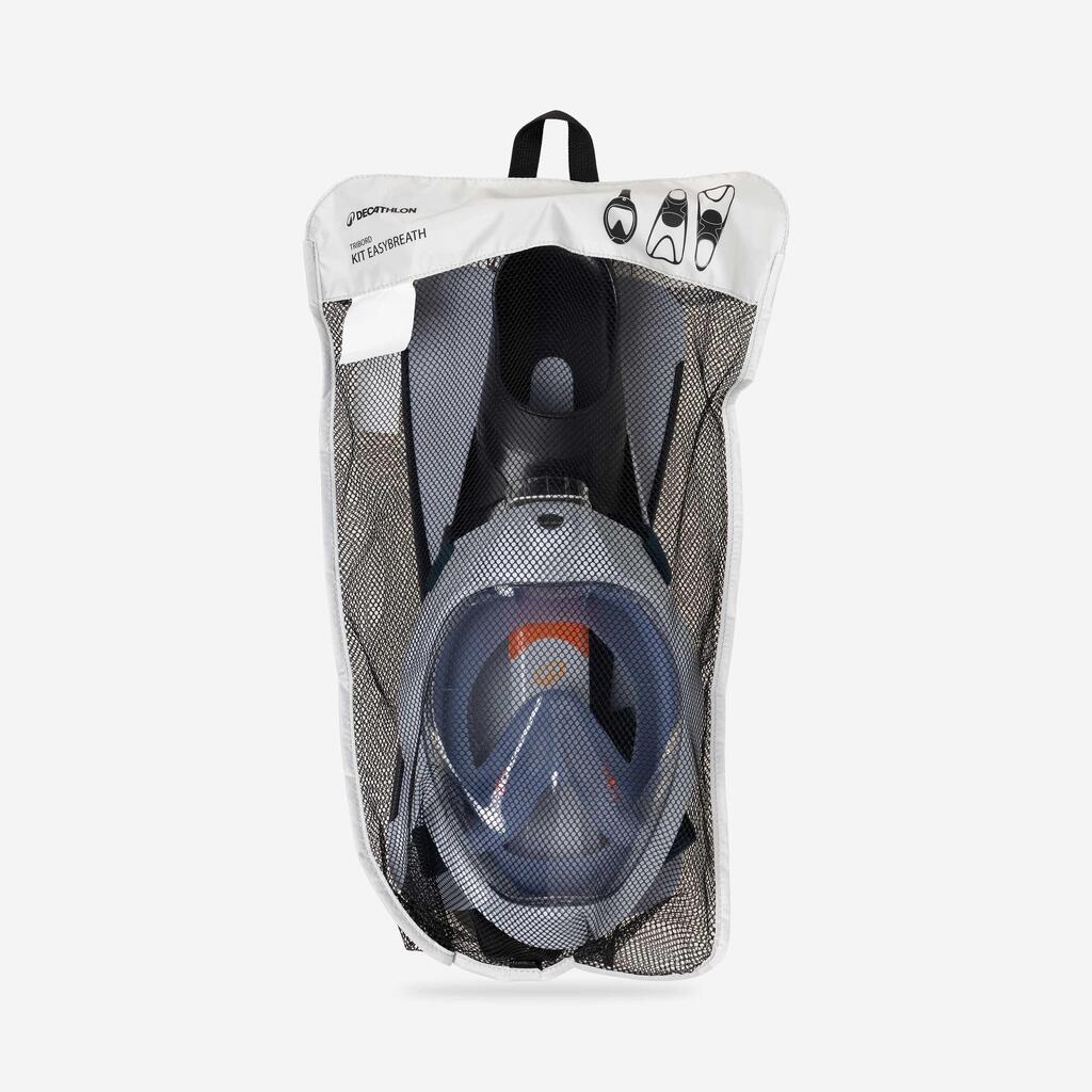 Kit de snorkeling masque Easybreath palmes Adulte - Kit EASYBREATH