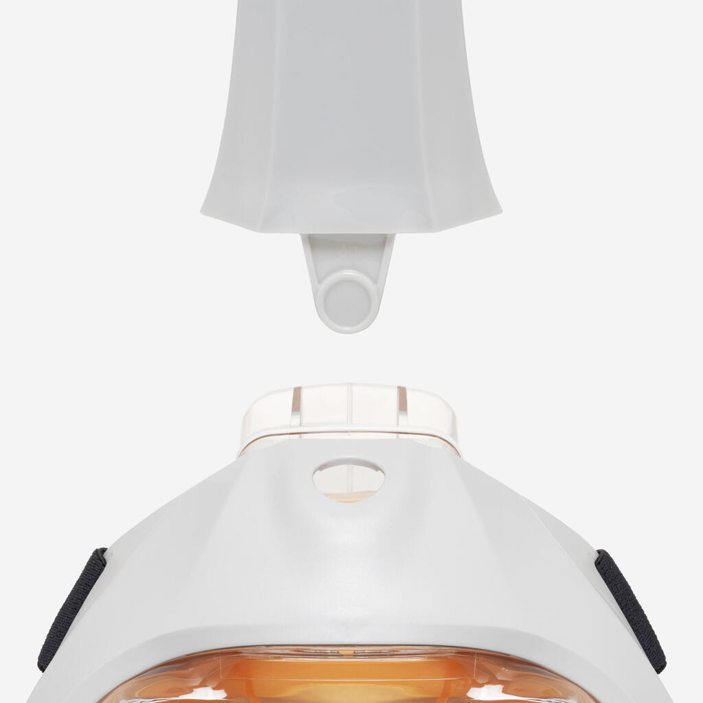 Masque easybreath de surface adulte - orange sans sac
