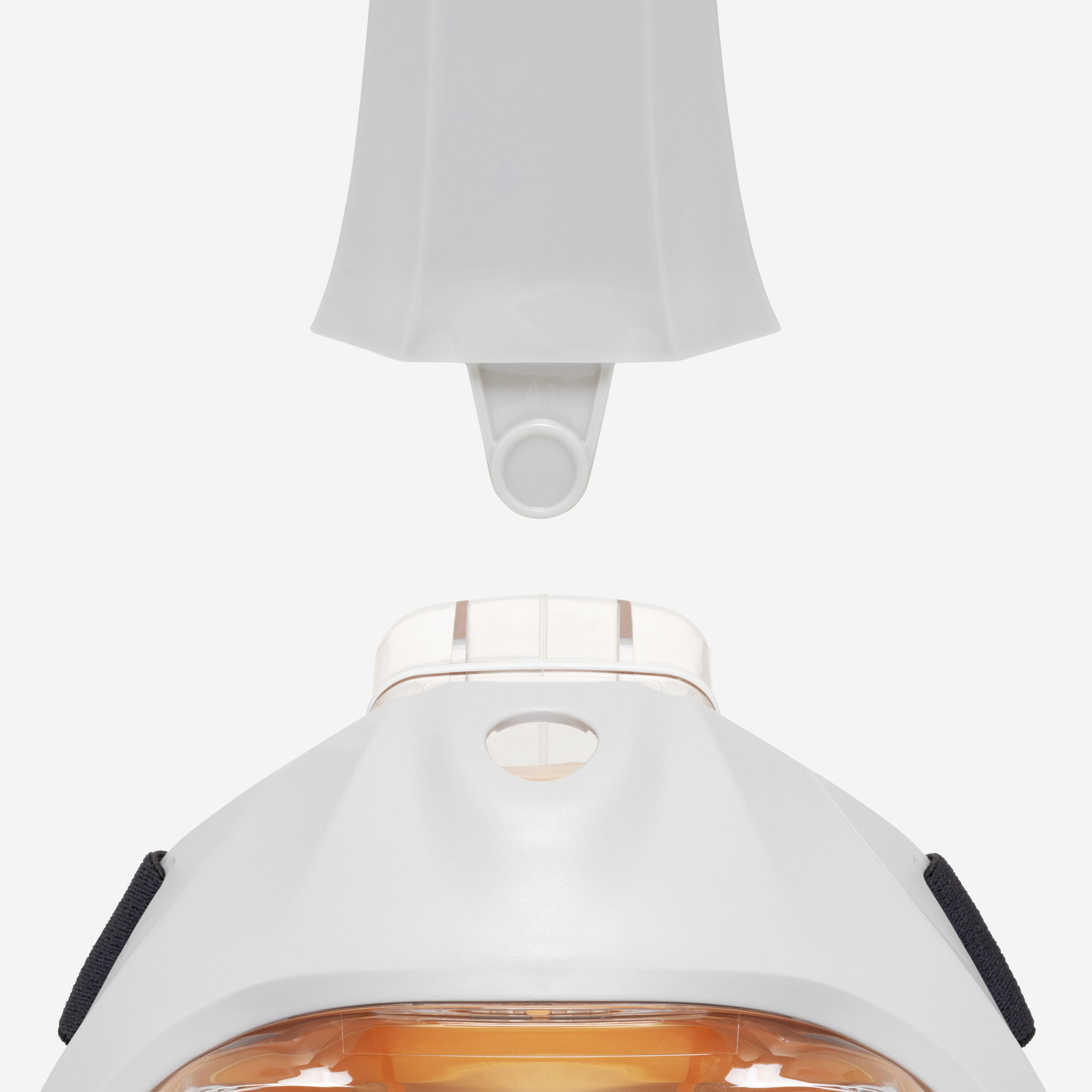 Snorkelmasker voor volwassenen Easybreath oranje zonder tas 8/13