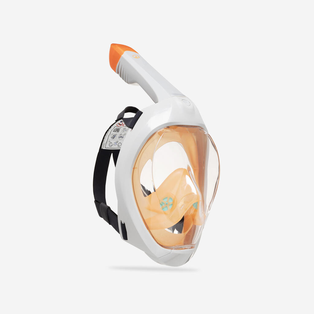 Μάσκα ενηλίκων Easybreath surface - πορτοκαλί χωρίς τσάντα