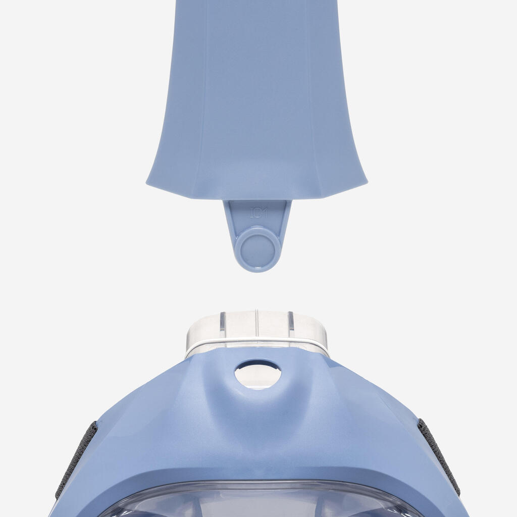 Masque snorkeling immersion Easybreath 900 > 10 ans - Bleu crépuscule