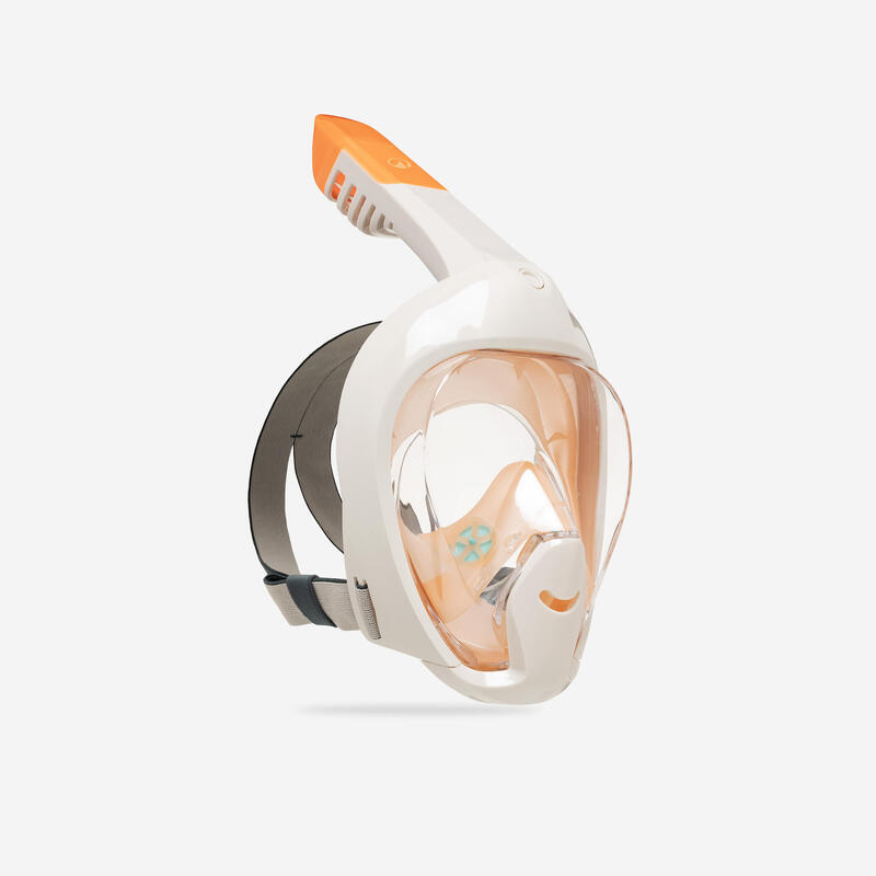 Mască Easybreath snorkeling fără husă Verde acvamarin XS (6-10 ani) Copii
