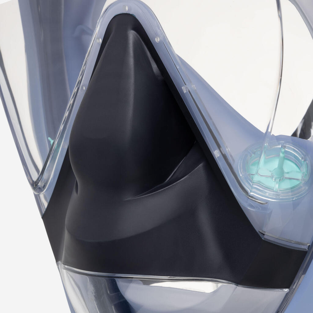 Masque snorkeling immersion Easybreath 900 > 10 ans - Bleu crépuscule