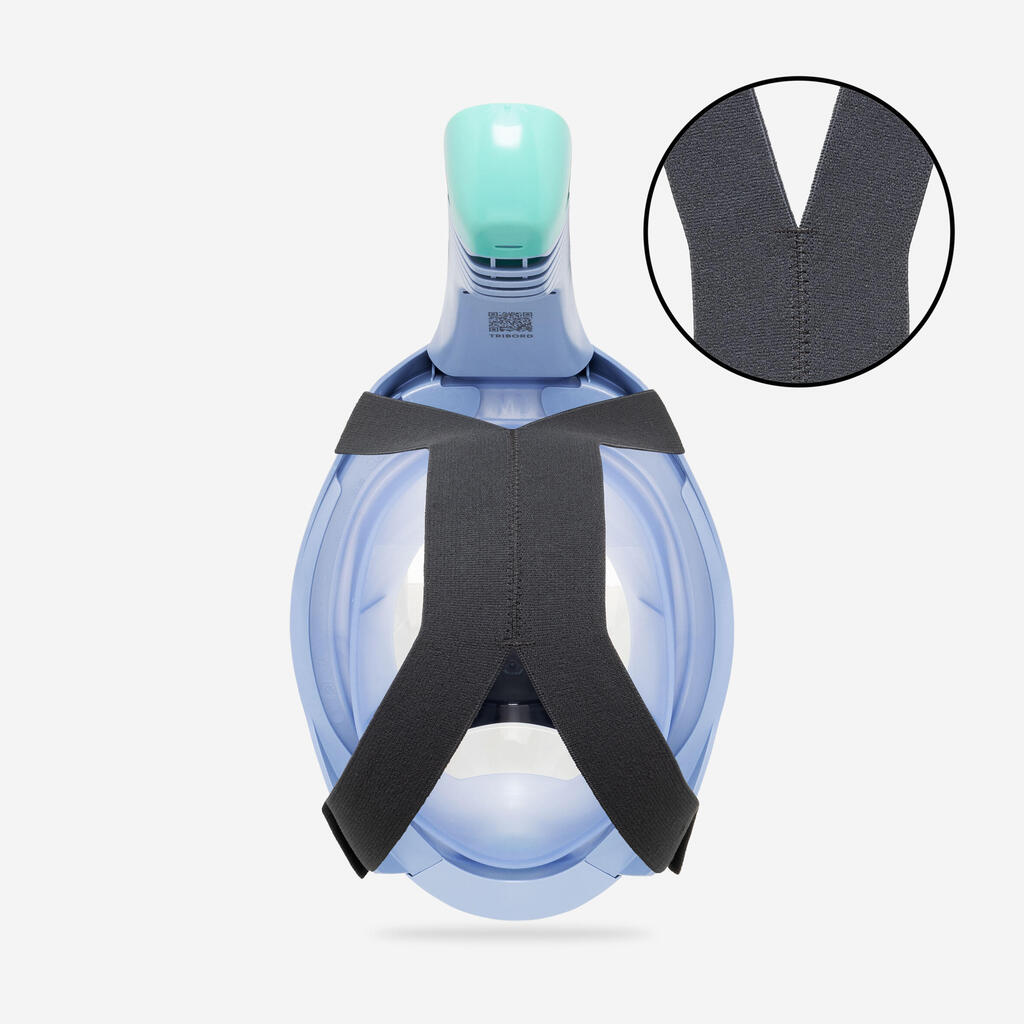 Μάσκα Underwater snorkelling Easybreath 900 > 10 ετών Twilight μπλε