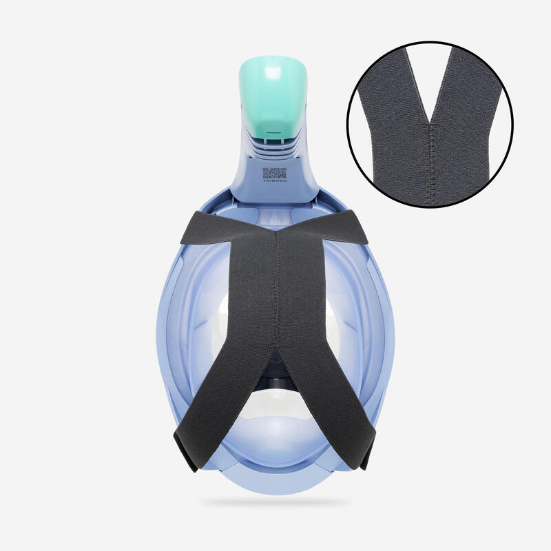 Mască snorkeling Easybreath 900 Albastru > 10 ani