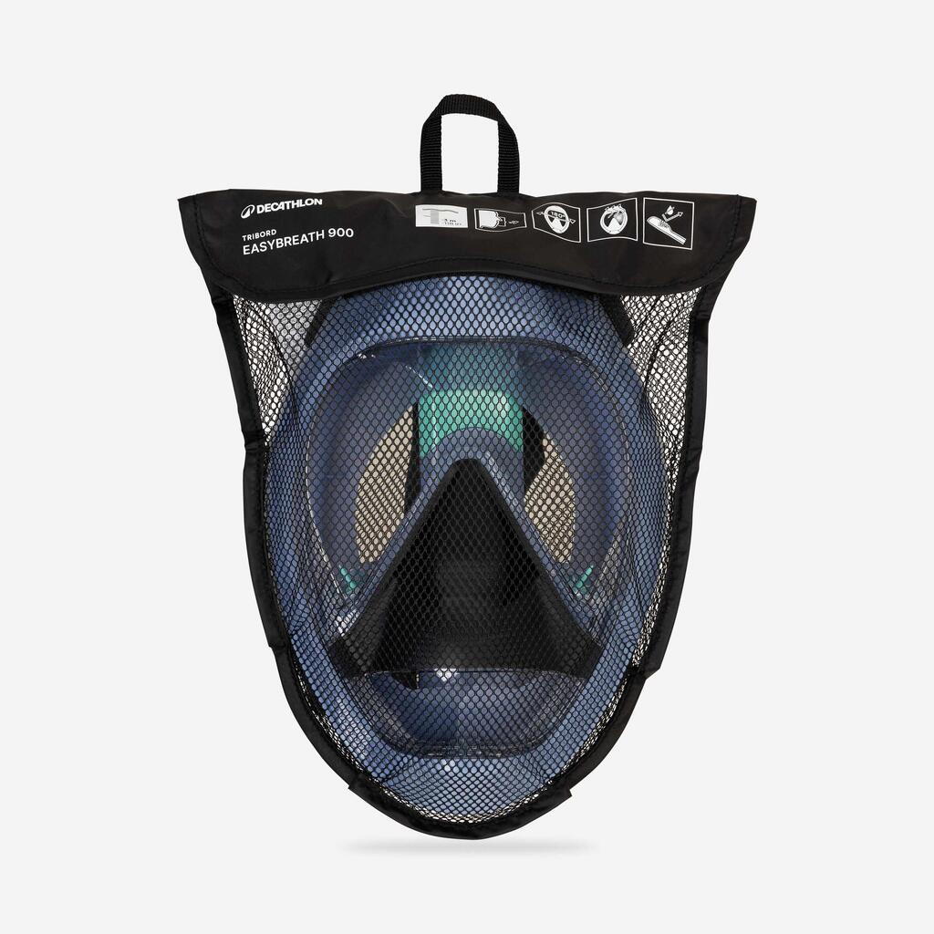 Masque snorkeling immersion Easybreath 900 > 10 ans - Bleu crépuscule
