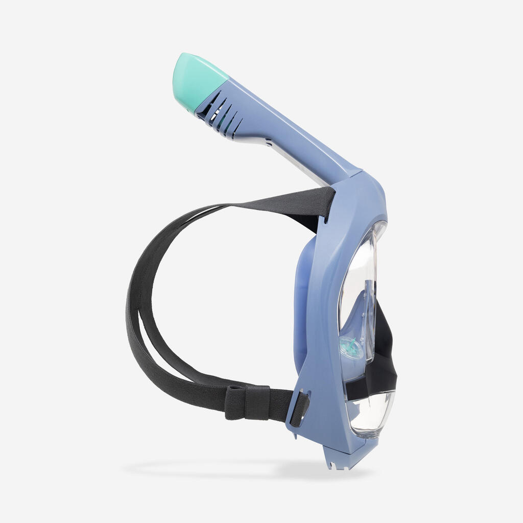 Masque snorkeling immersion Easybreath 900 > 10 ans - Bleu crépuscule