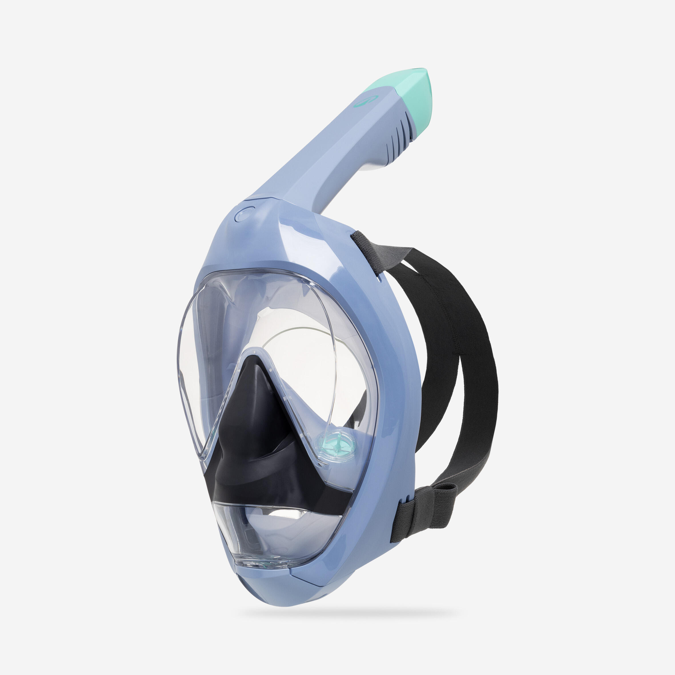 DECATHLON Potápačská a šnorchlovacia maska Easybreath 900 sivo-modrá M-L · záber 11