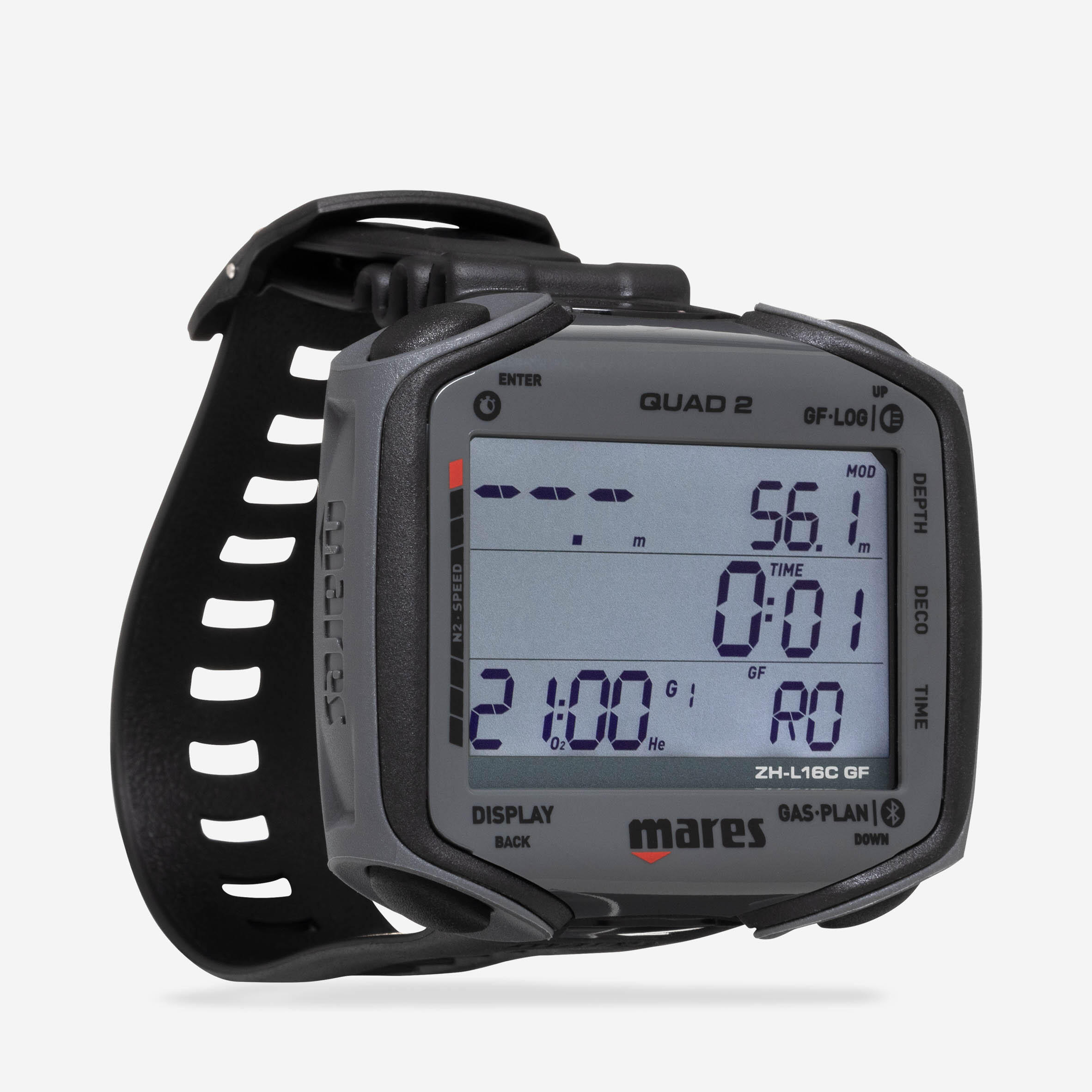 Ordenador Buceo Mares Quad Negro MARES Decathlon