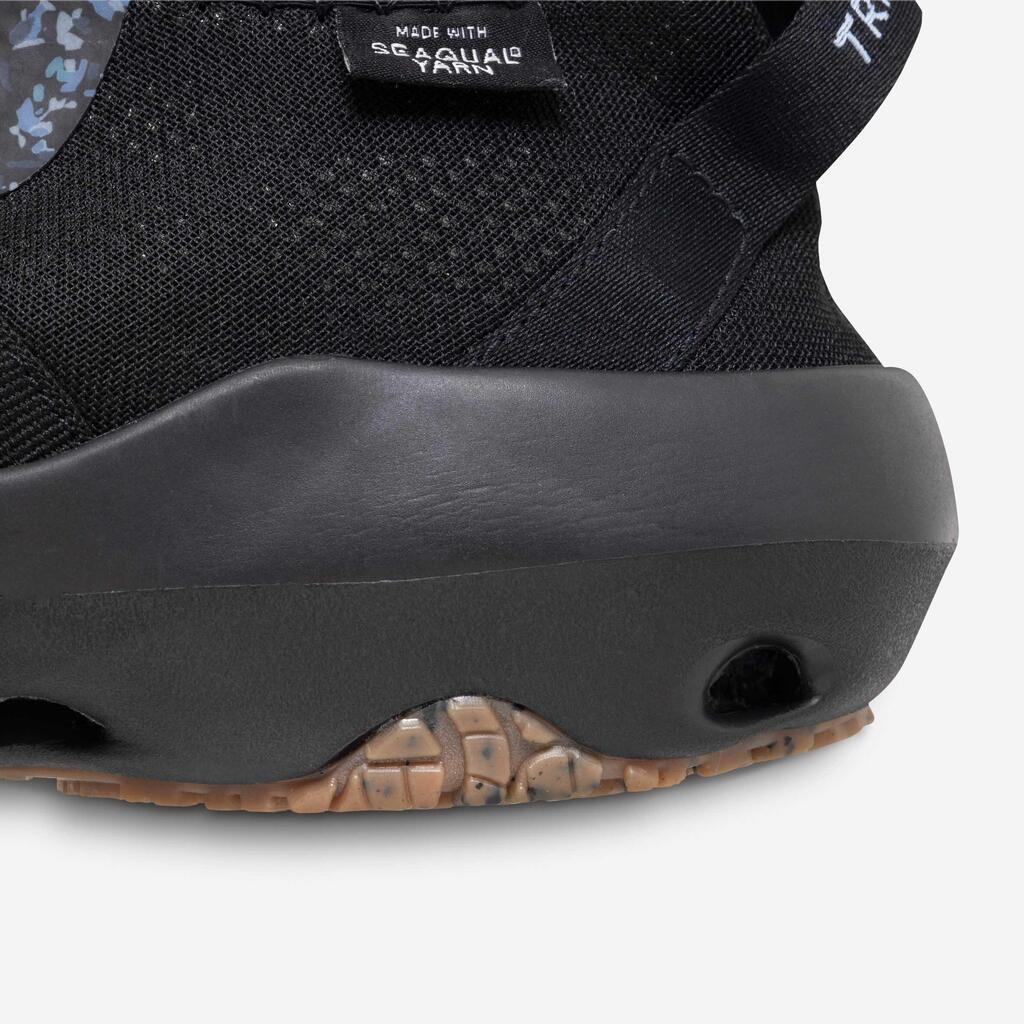 Παπούτσια πισίνας-θαλάσσης ενηλίκων - Aquashoes 500 sneakers μαύρο