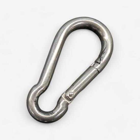 Mousqueton 100 kg, pièce détachée musculation, rack - poulie - home gym