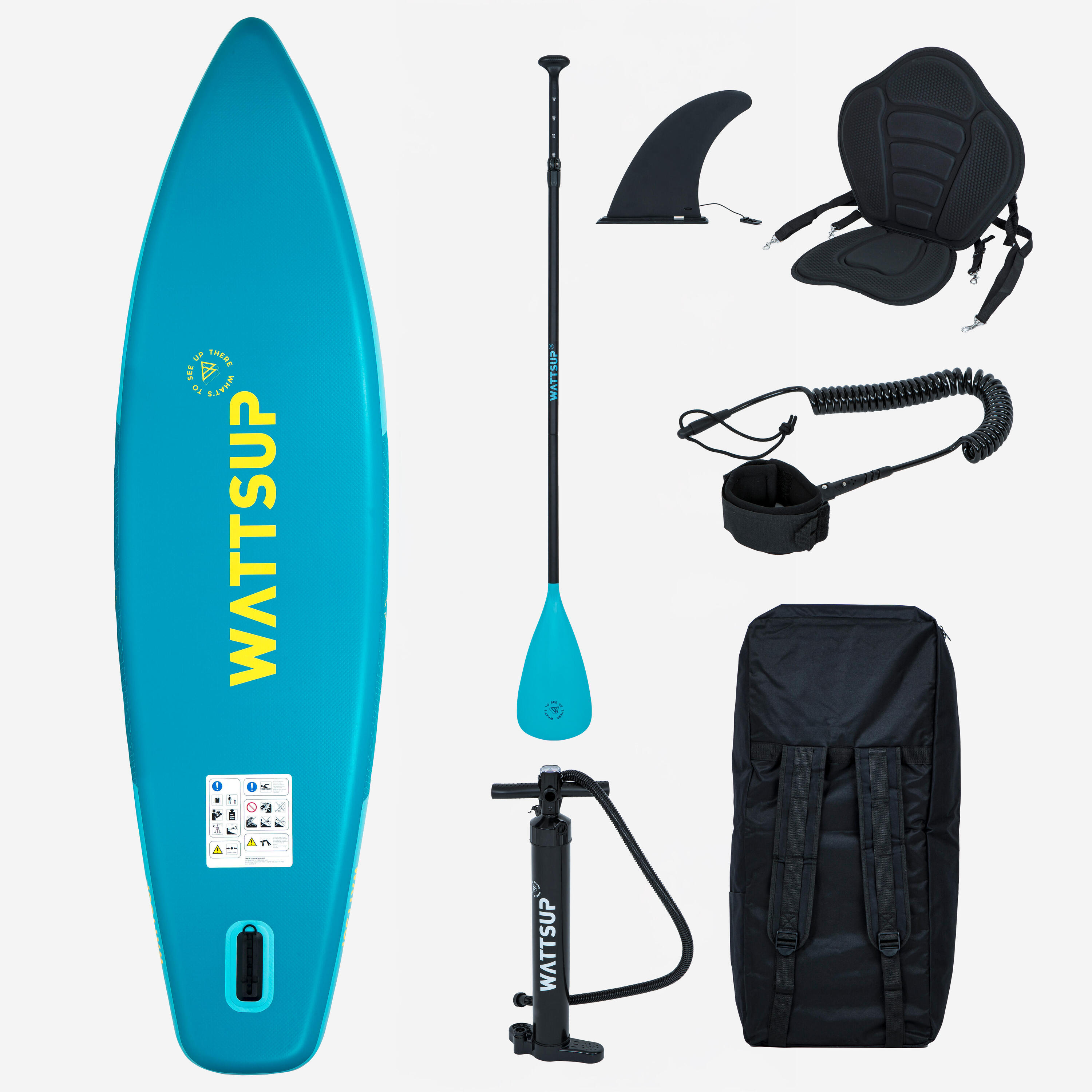 Pack SUP Mora Wattsup Hinchable 10'6 + Asiento 3/21