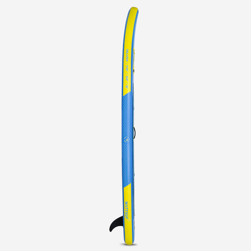 Pack stand up paddle gonflable Silver Wattsup 11'6 avec siège - Bleu