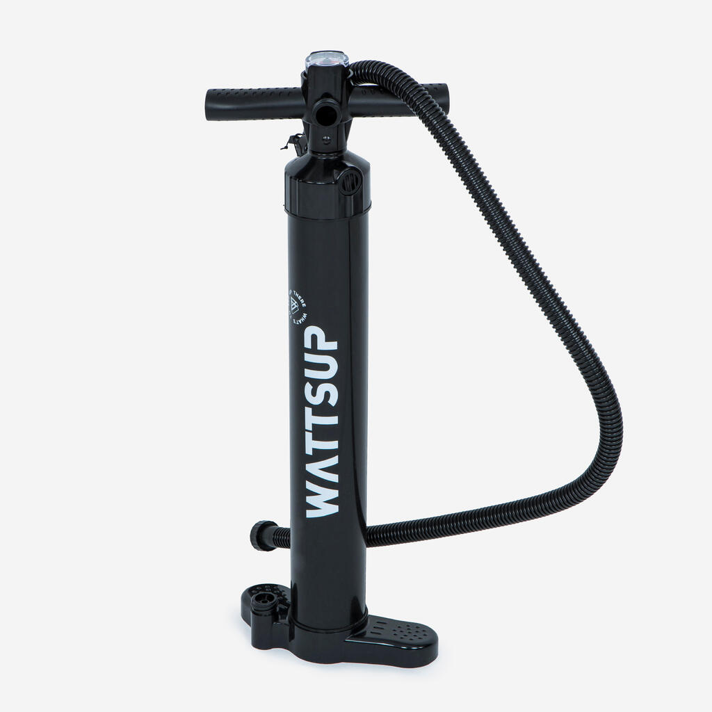 Σετ με φουσκωτή σανίδα stand-up paddle Wattsup και κάθισμα - 11’6 μπλε