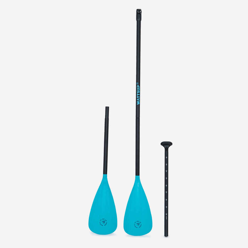 Σετ με φουσκωτή σανίδα stand-up paddle Wattsup και κάθισμα - 11’6 μπλε