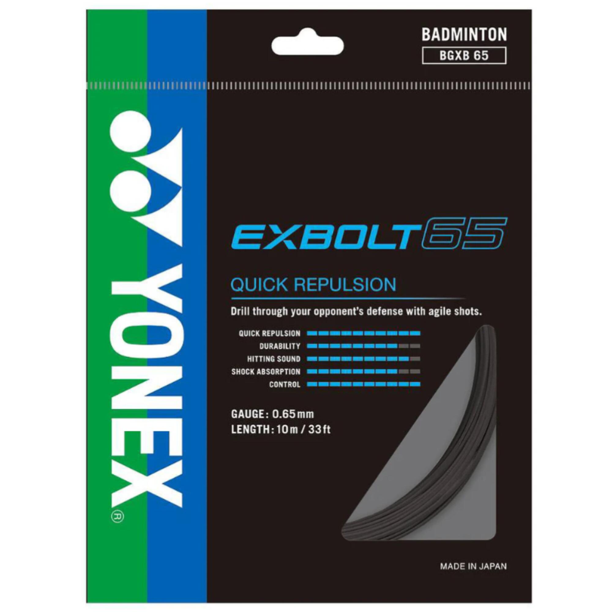 YONEX EXBOLT 65　100m STRING EXBOLT 65 BGXB65