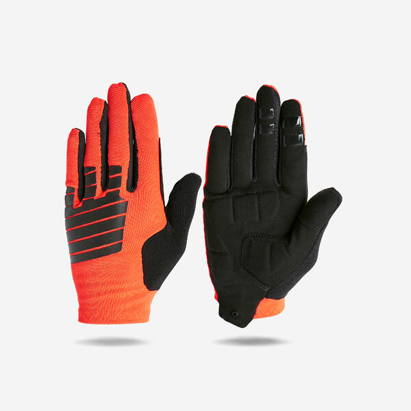 ROCKRIDER Guantes Ciclismo MTB 500 Rojo Confort
