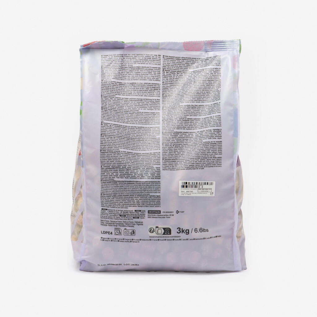 Horse Riding Treats Natural Fougatreats 3 kg - Apple/Carrot/Strawberry
