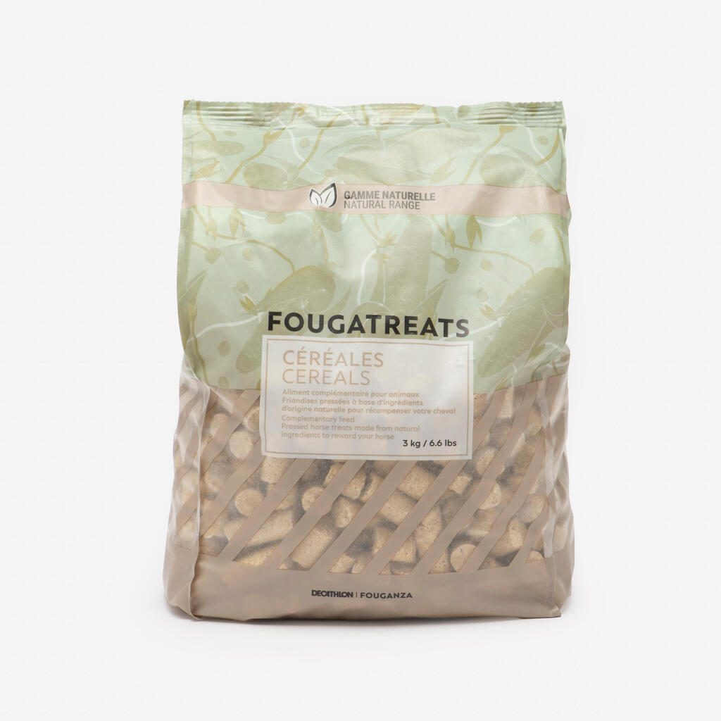 Priboljški za konje in ponije z okusom žit FOUGATREATS (3 kg) 