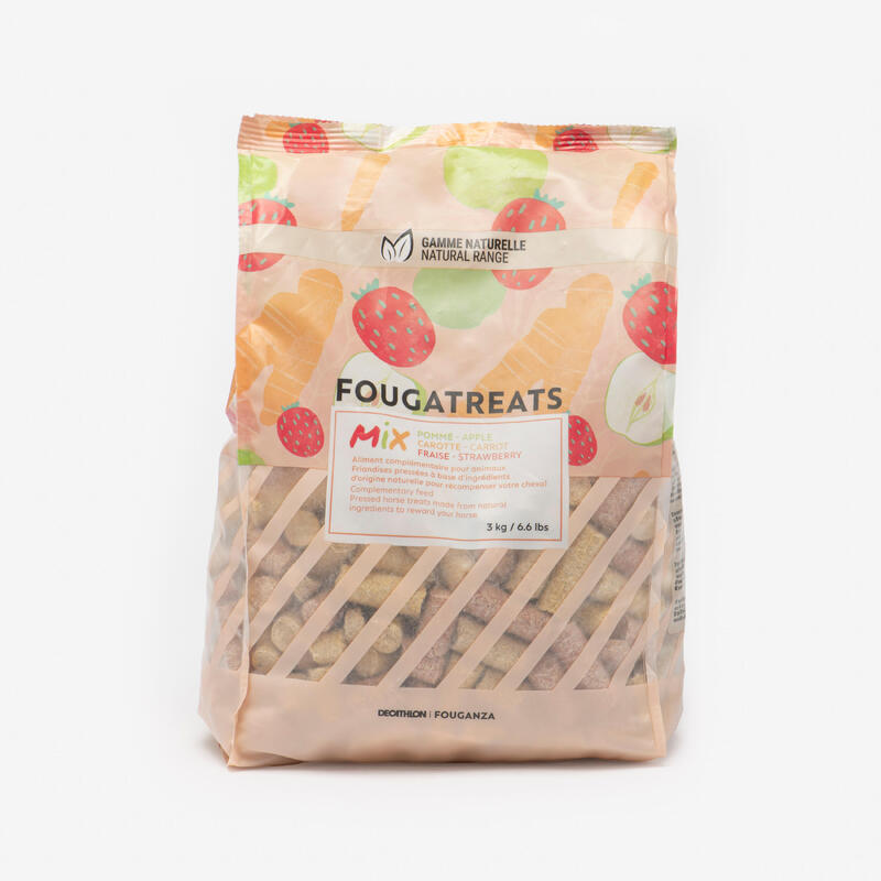 Pamlsky pro koně přírodní 3 kg jahoda-fíky-pampeliška-vojtěška