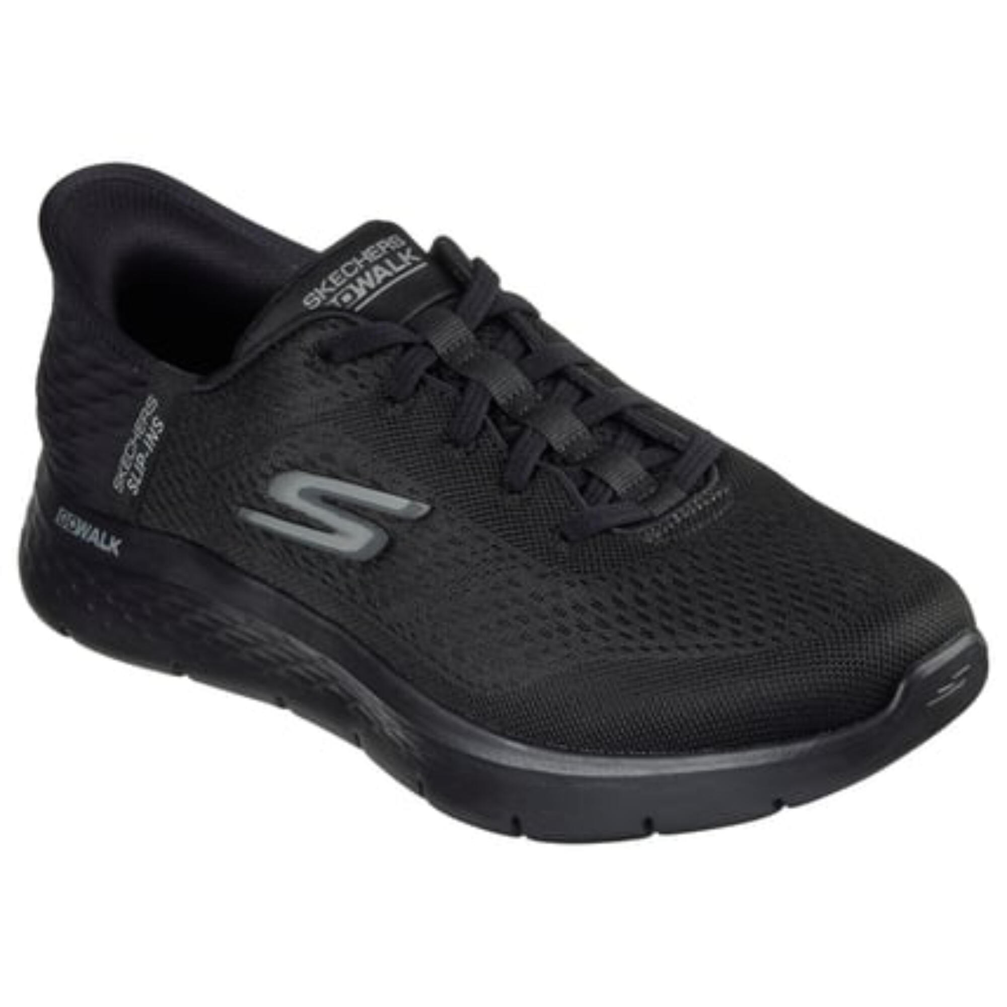 Mens GO WALK Flex Slip-ins: New World BLACK