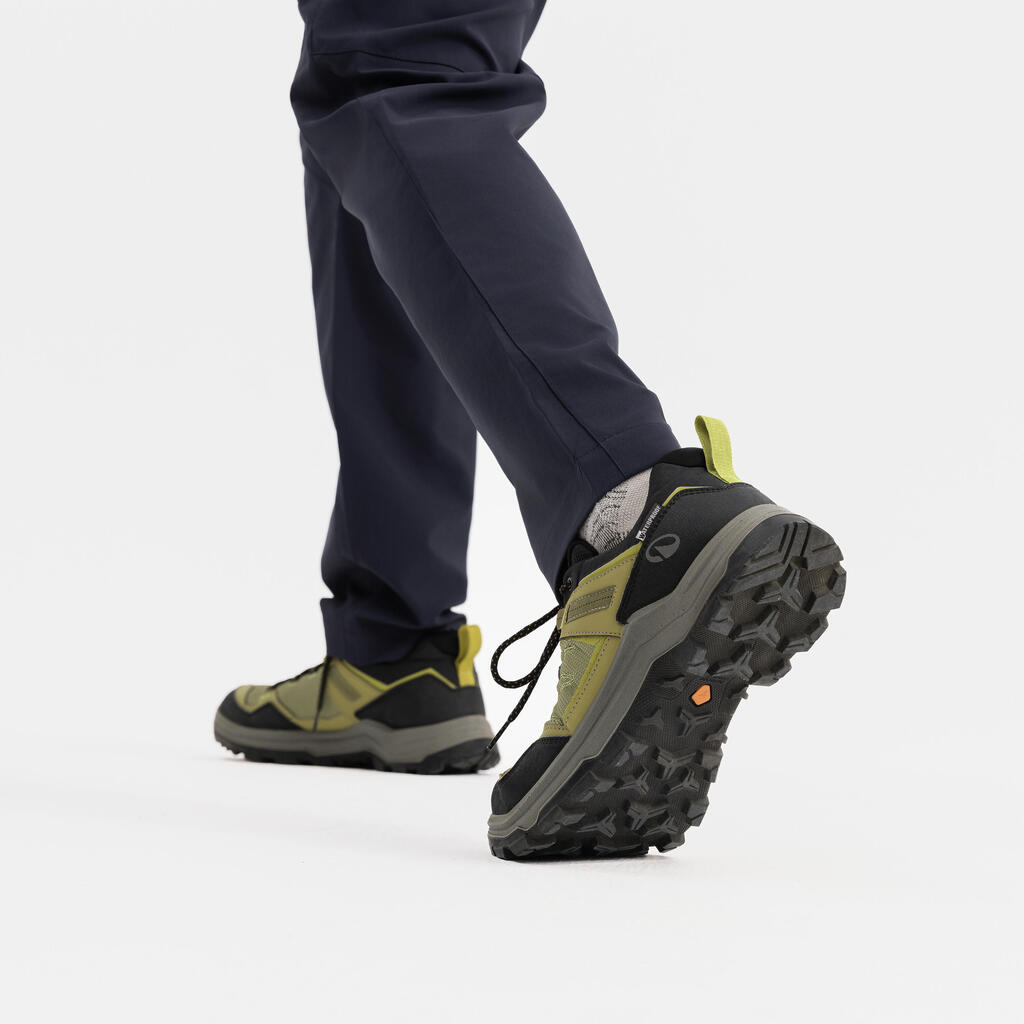 Women's Hiking Waterproof Boots MH100 - Green