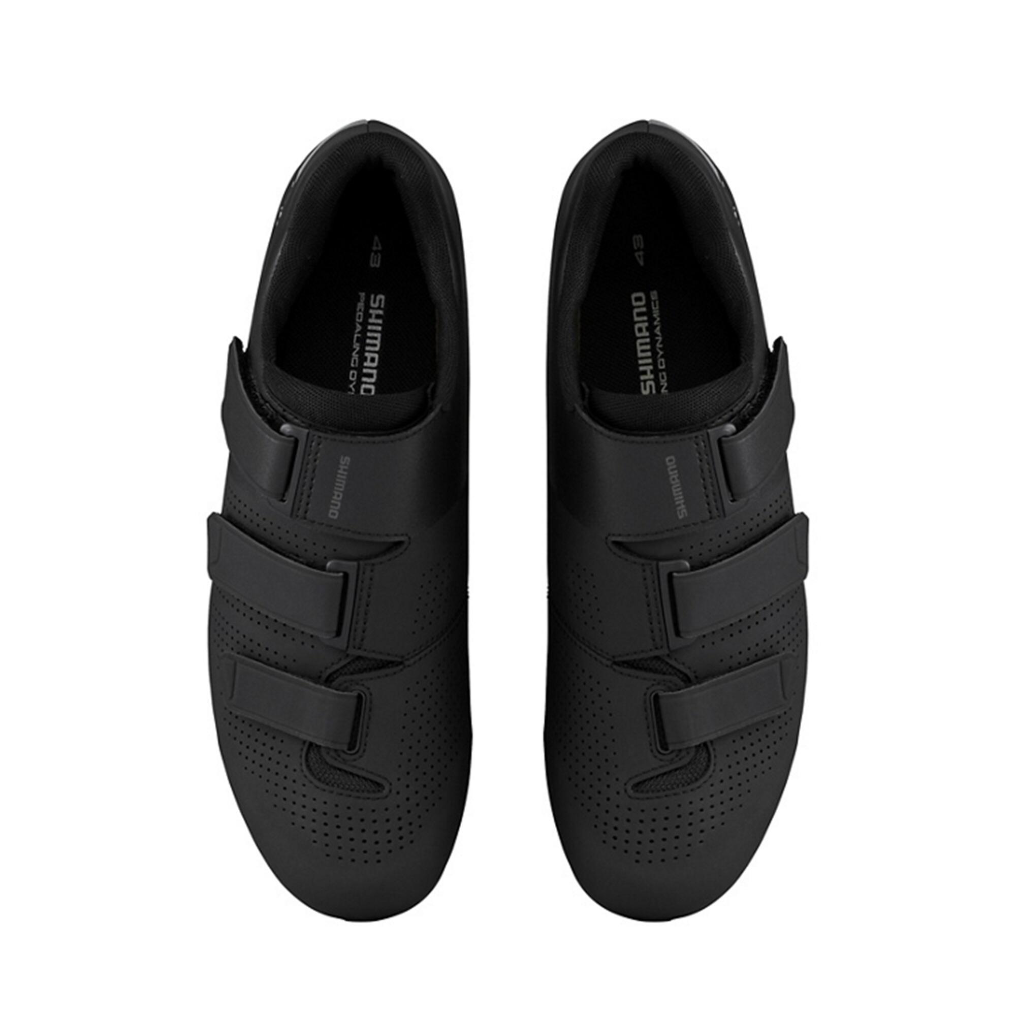 Scarpe bici da corsa adulto Shimano RC102 nere 5/5