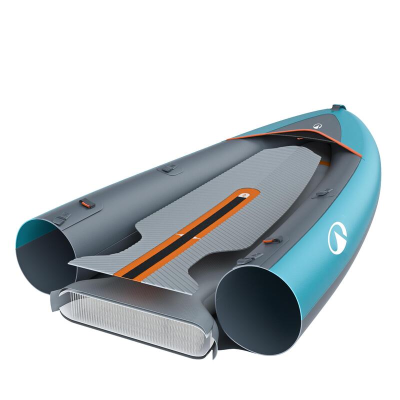 Caiac-canoe gonflabil 2/3 locuri Tribord 100+ Albastru
