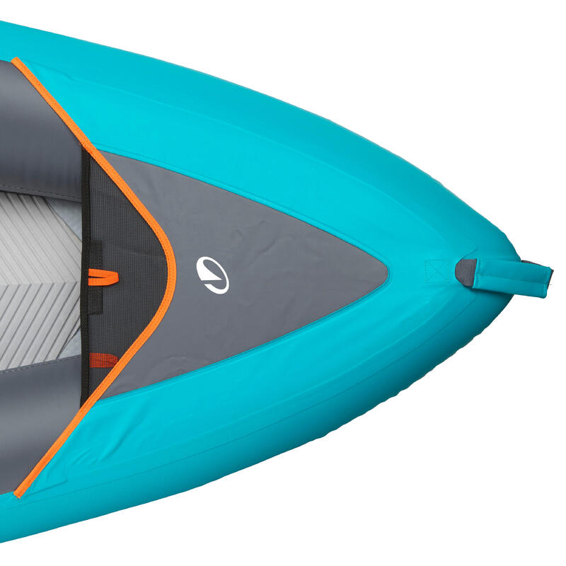 Canoë kayak gonflable 2/3 places - Tribord 100+ Bleu