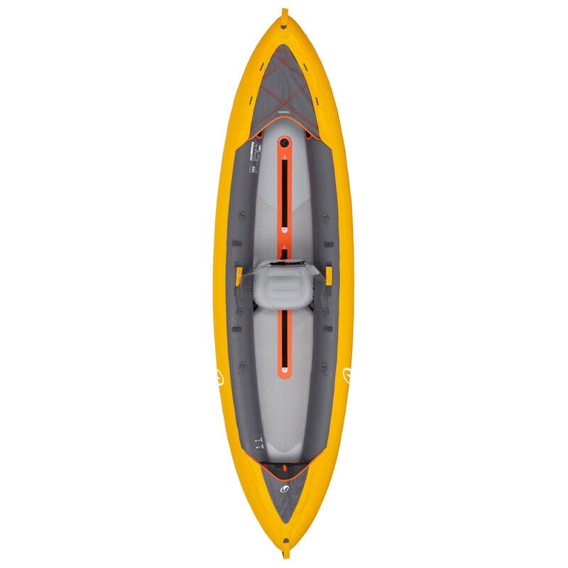 Caiac-canoe gonflabil 2 locuri Tribord 100+ Galben