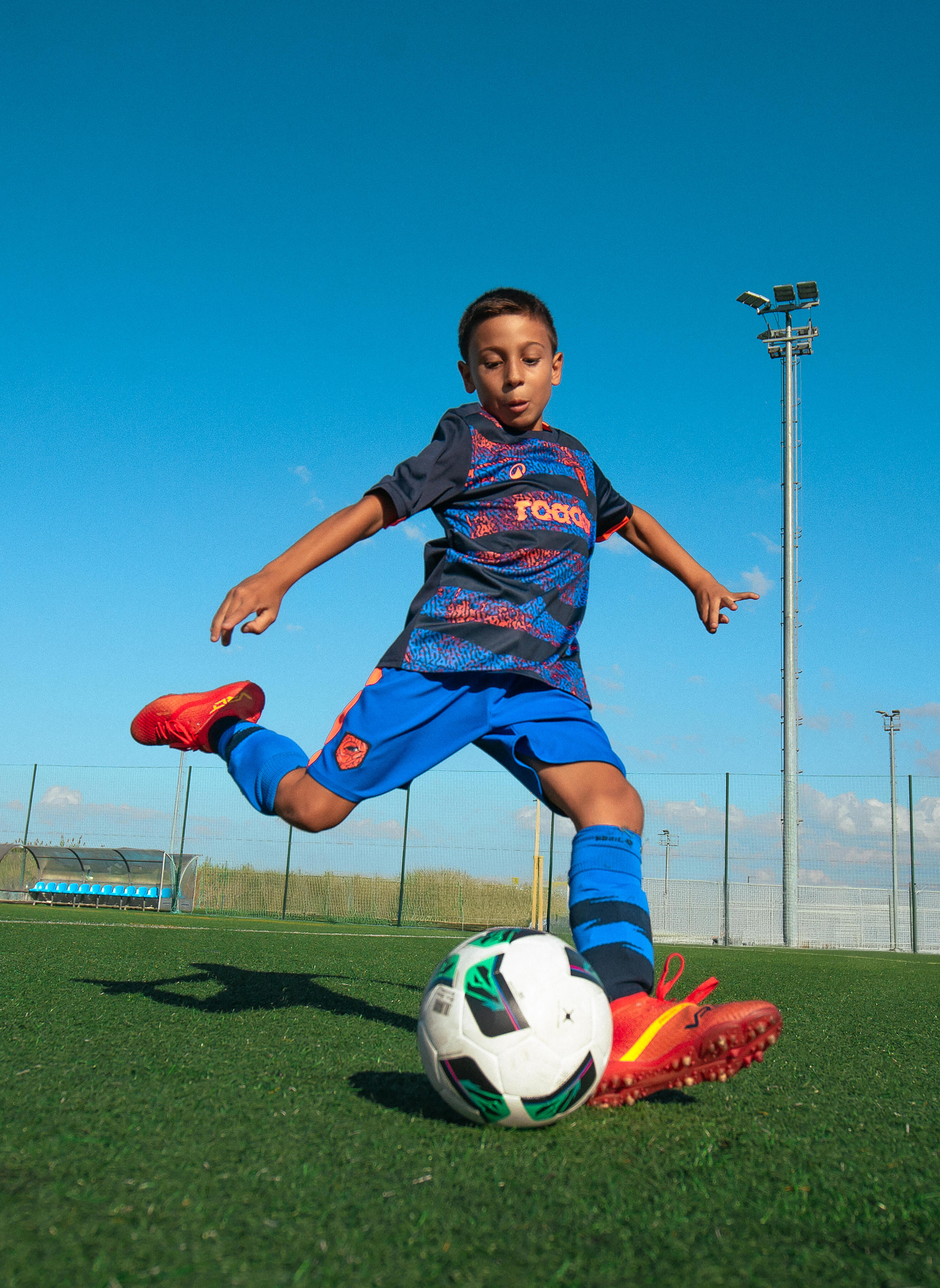 Short de soccer enfant, Viralto Solo 8/9