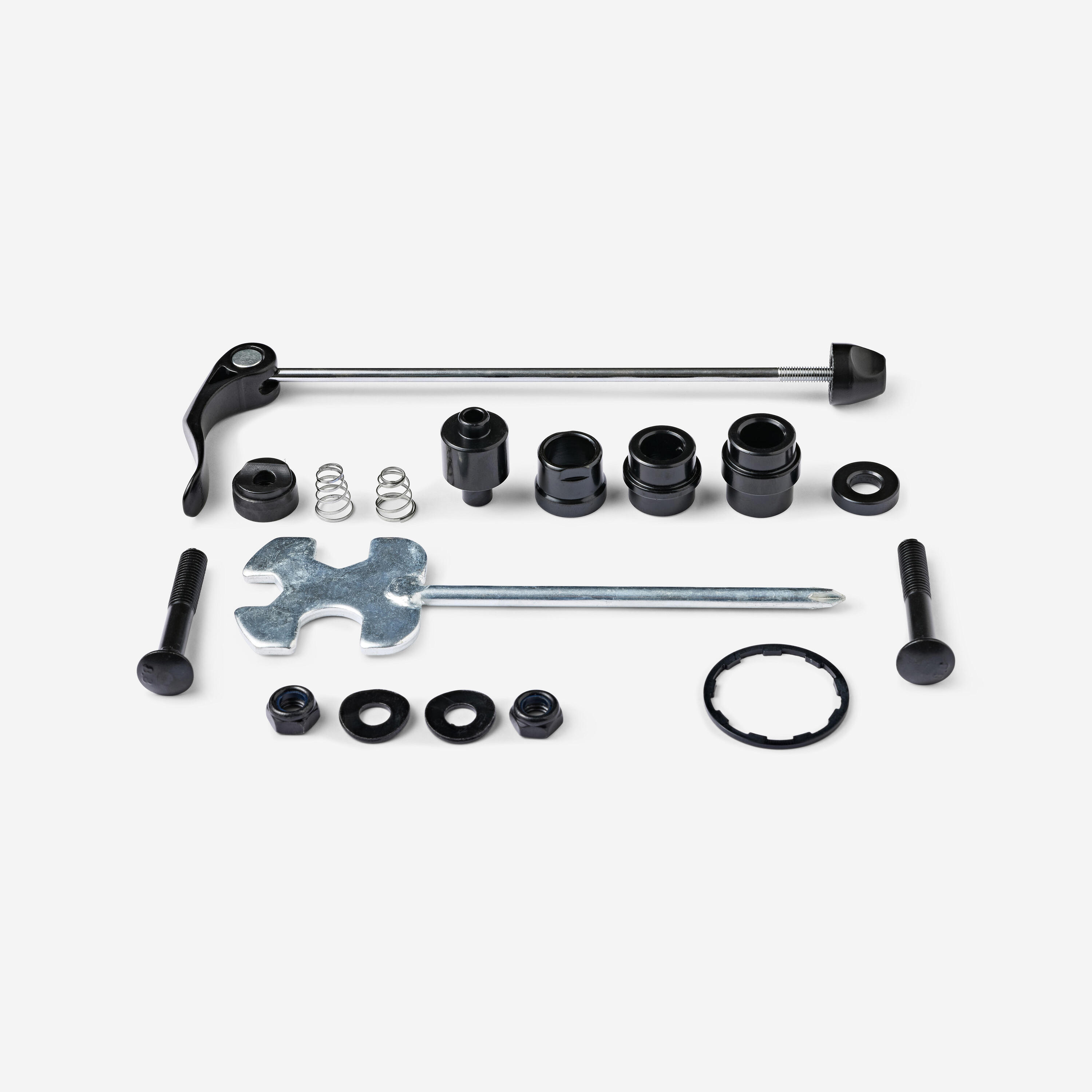 VAN RYSEL KIT QR/ADAPTATEURS D'AXE ROUE HOME TRAINER D500 D900