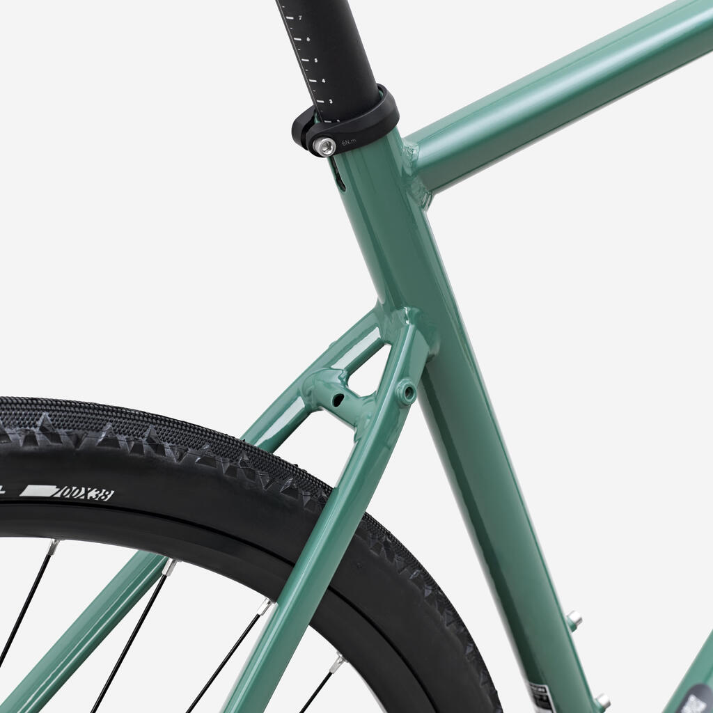 Gravelbike Gravel Discovery AF Microshift Acolyte Grün