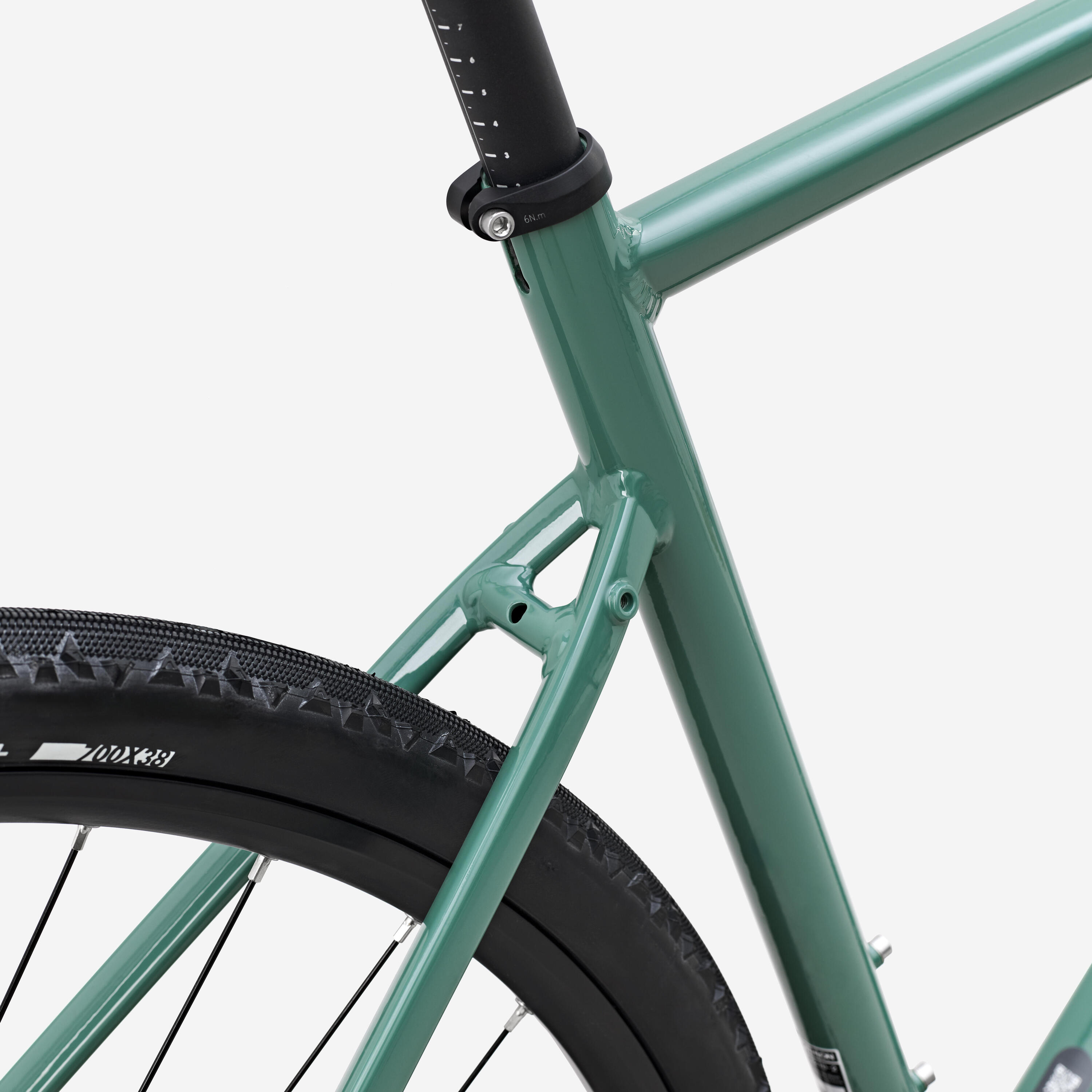 Bici gravel AF DISCOVER Microshift Acolyte 1x8v verde 8/9