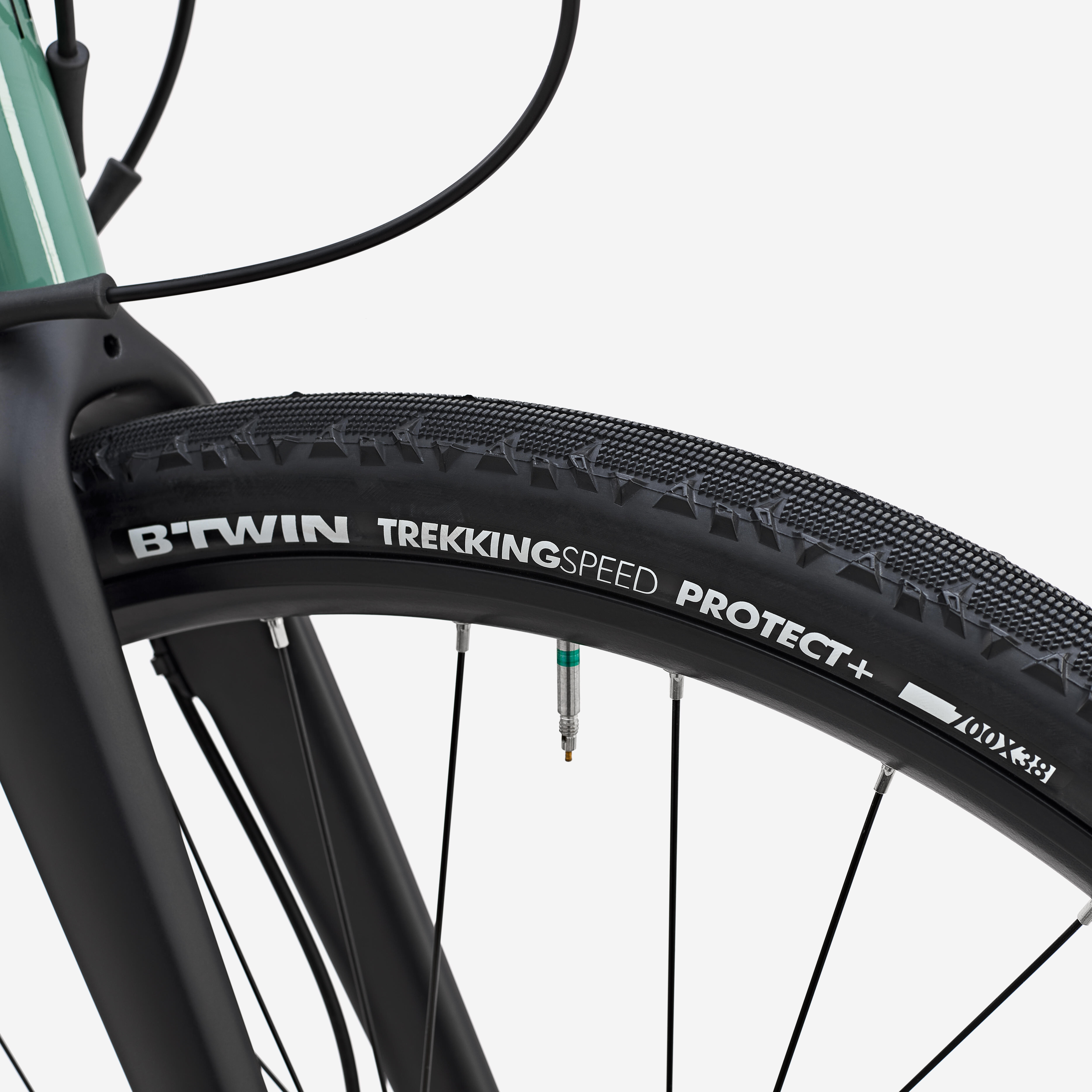 Gravel Bike Microshift Acolyte 1x8s, GRVL AF DISCOVERY - VAN RYSEL