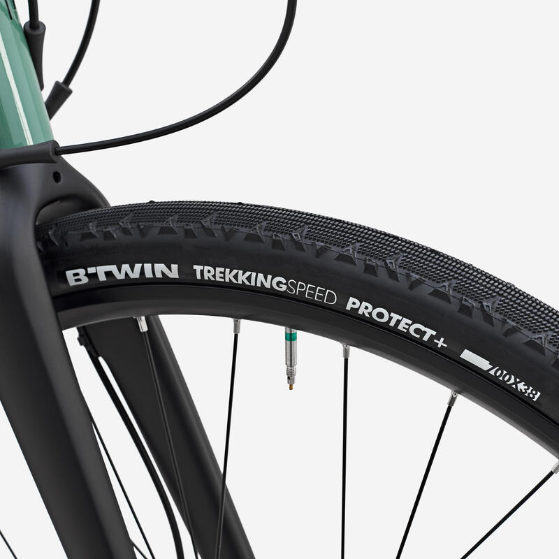 Vélo gravel Microshift Acolyte 1x8v, GRVL AF DISCOVER vert