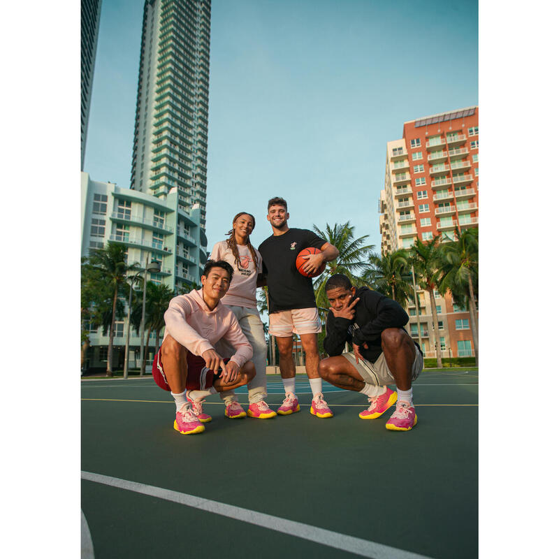 Chaussures de basketball NBA Heat homme/femme -  FAST 900 LOW-1 Rose