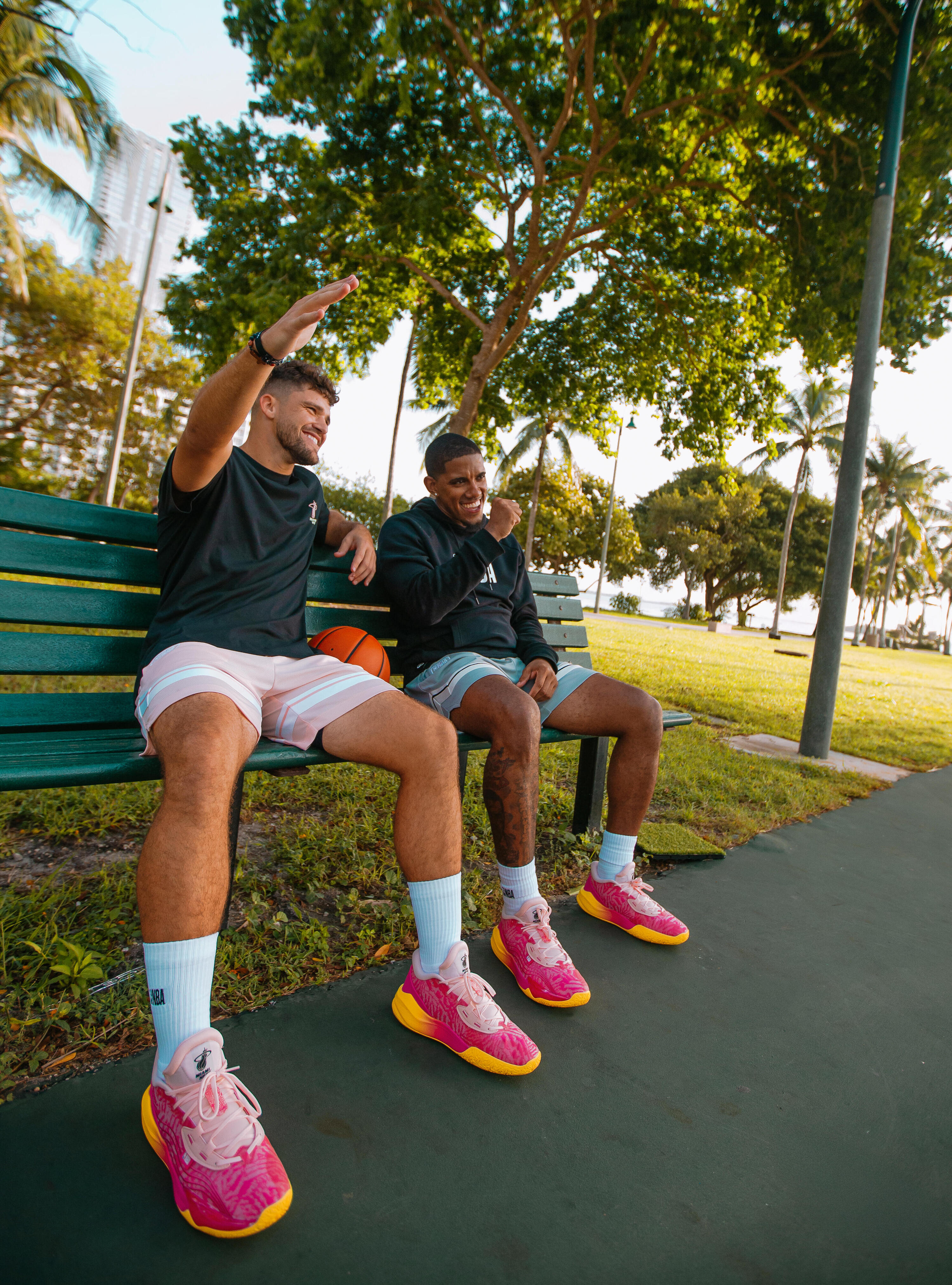 Botas de Basquetebol NBA Heat Adulto FAST 900 LOW-1 Rosa 9/12