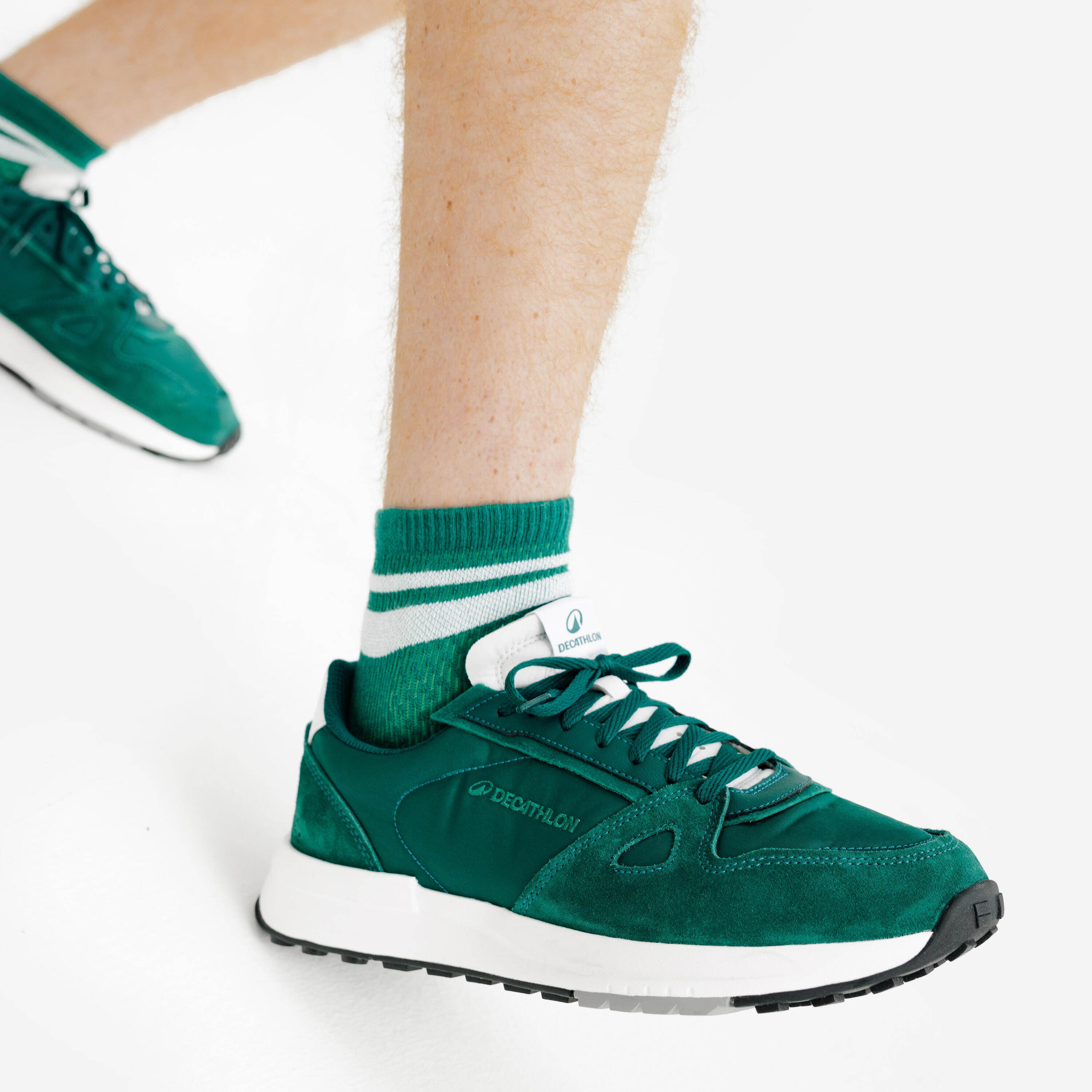 Calçado de Caminhada Homem Retro Run 70 Verde 9/10