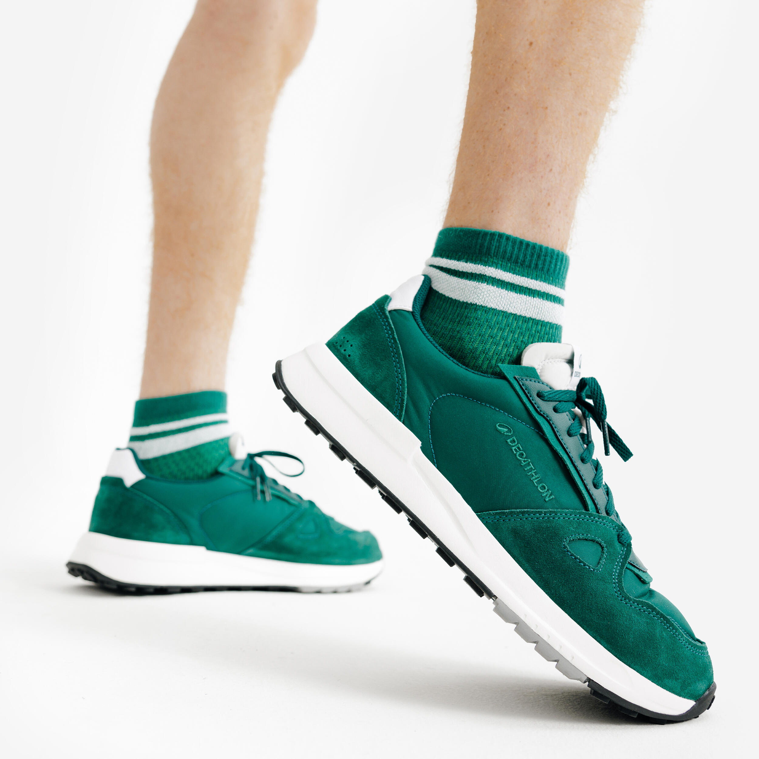 Calçado de Caminhada Homem Retro Run 70 Verde 10/10