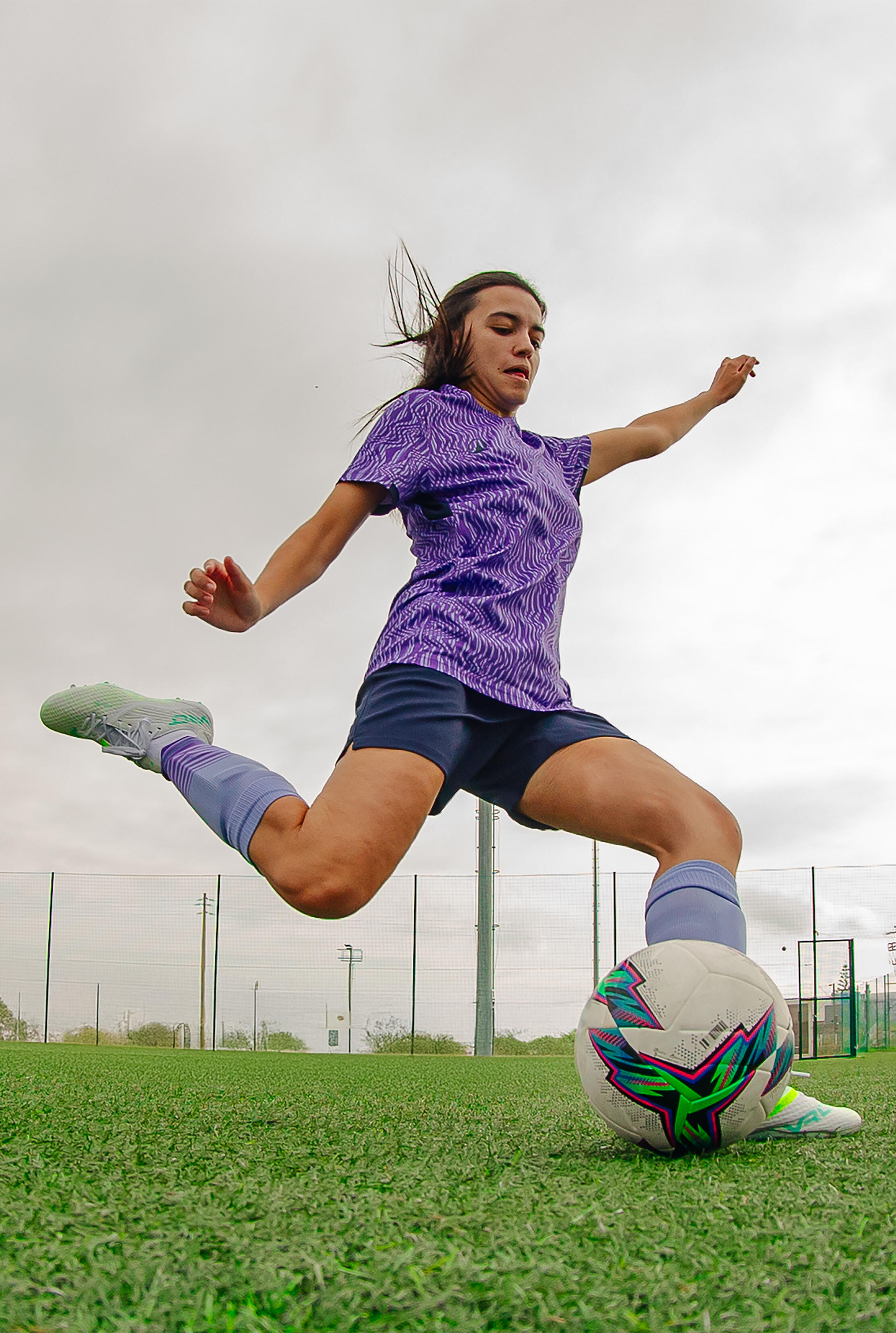 Maillot de soccer à manches courtes femme, Viralto Matrix 11/11