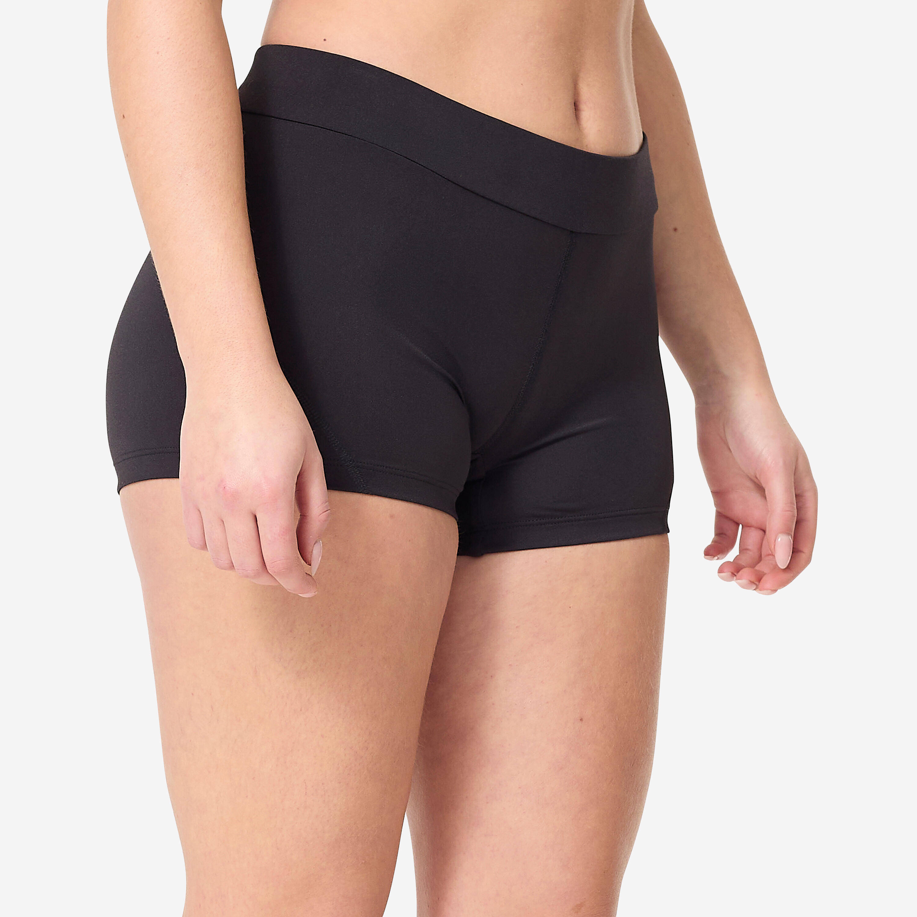 Women Swimsuit Aquafitness Shorts Flexible & Chlorine-Resistant Black -  3