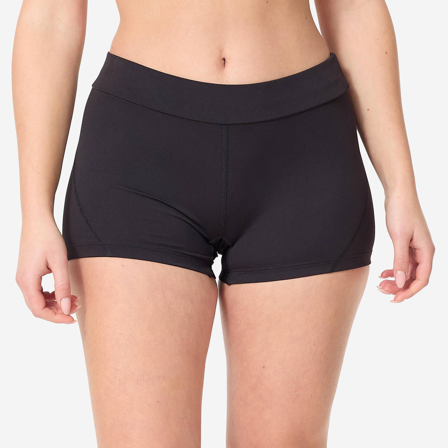 Women Swimsuit Aquafitness Shorts Flexible & Chlorine-Resistant Black