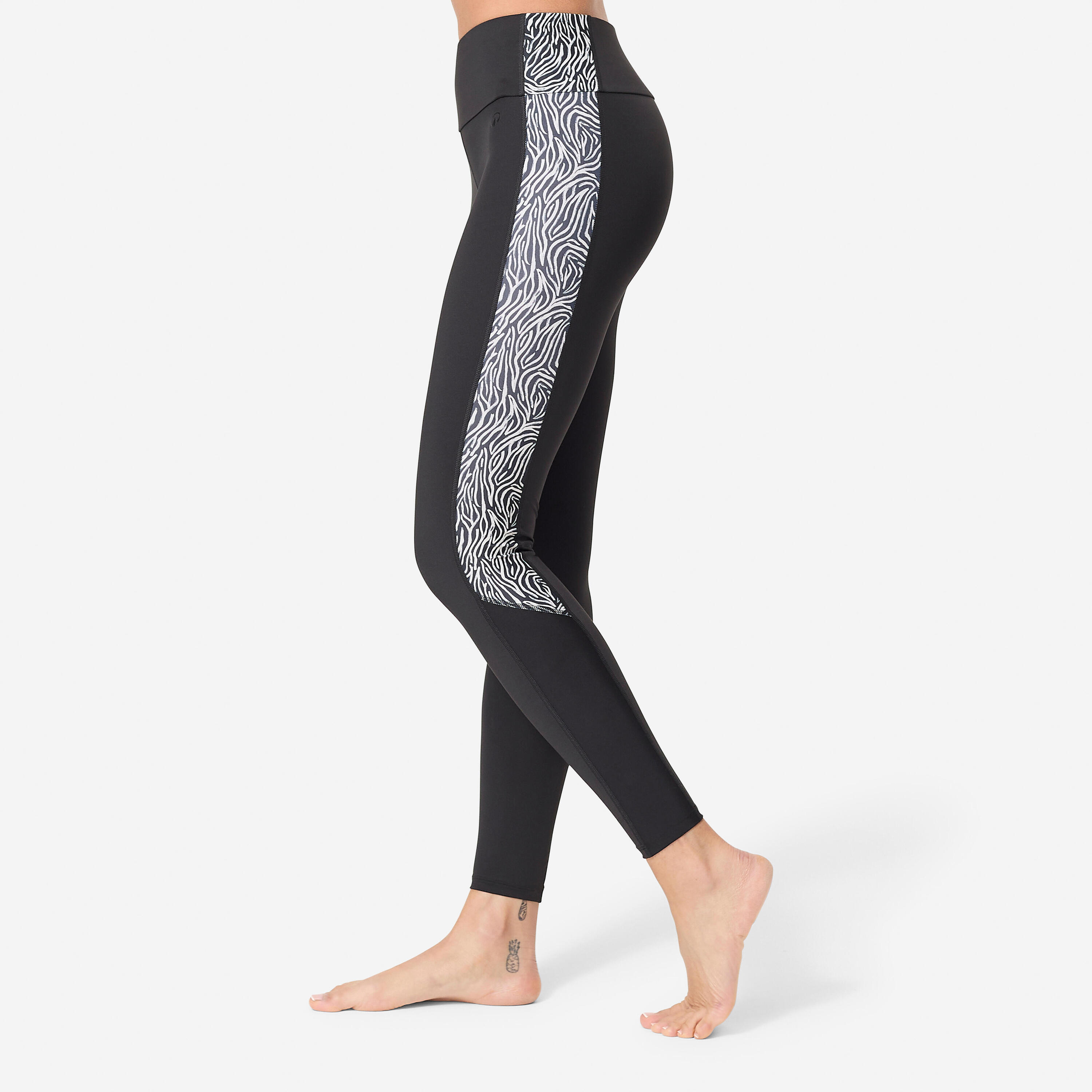 Women’s swimsuit legging bottoms aquagym aquabike - Monica black 2/6