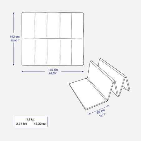 Collapsible Reversible Stimulating Baby Gym Mat