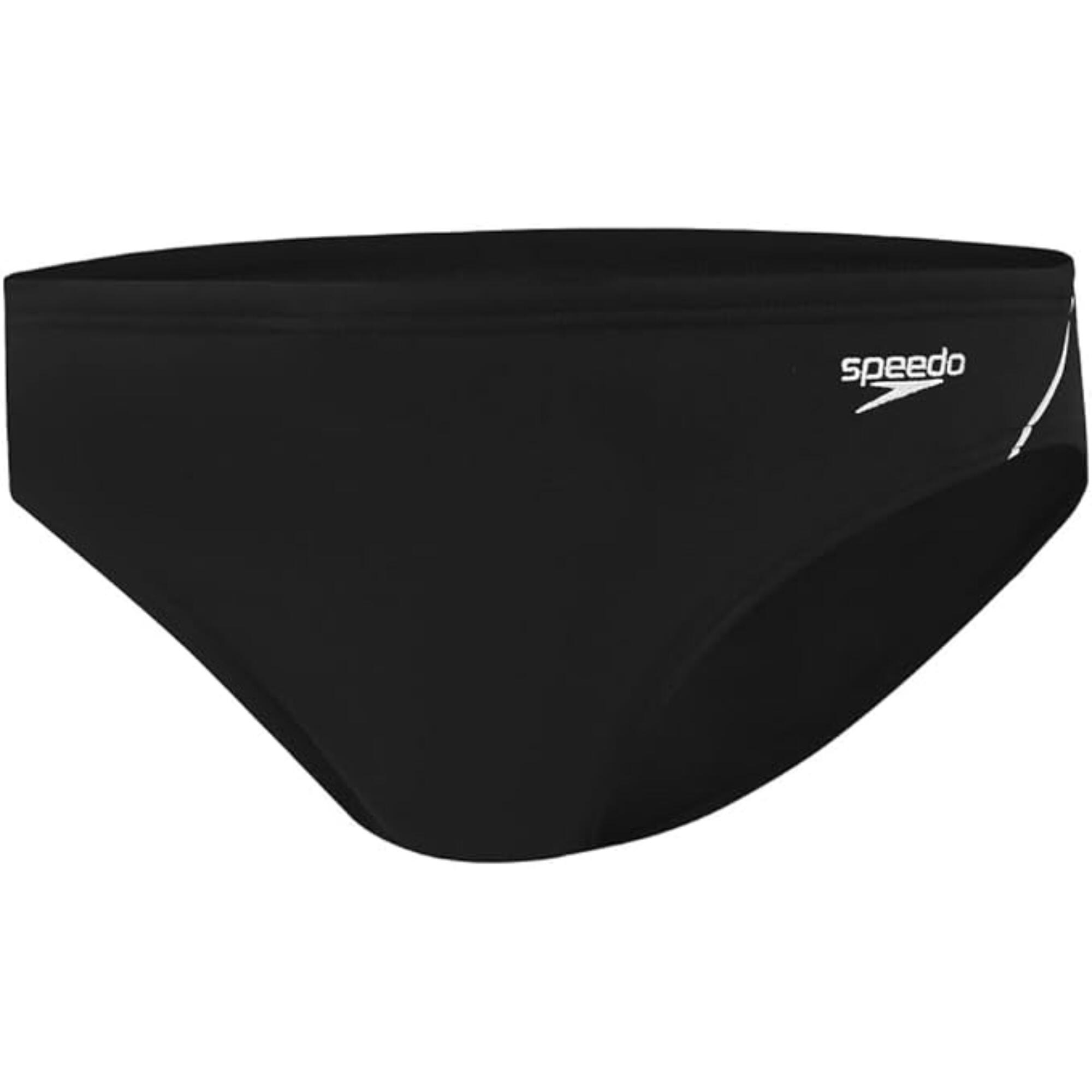 Mens Endurance+ 5cm Logo Brief Black/White